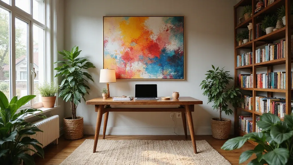 25 Stunning Professional Art Pieces That'll Transform Your Home Office into a Creative Oasis!