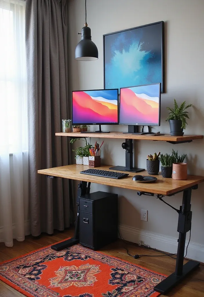10 Standup Desks That Will Revolutionize Your Home Office (You Won't Believe #5!) - 8. L-shaped Electric Standing Desk