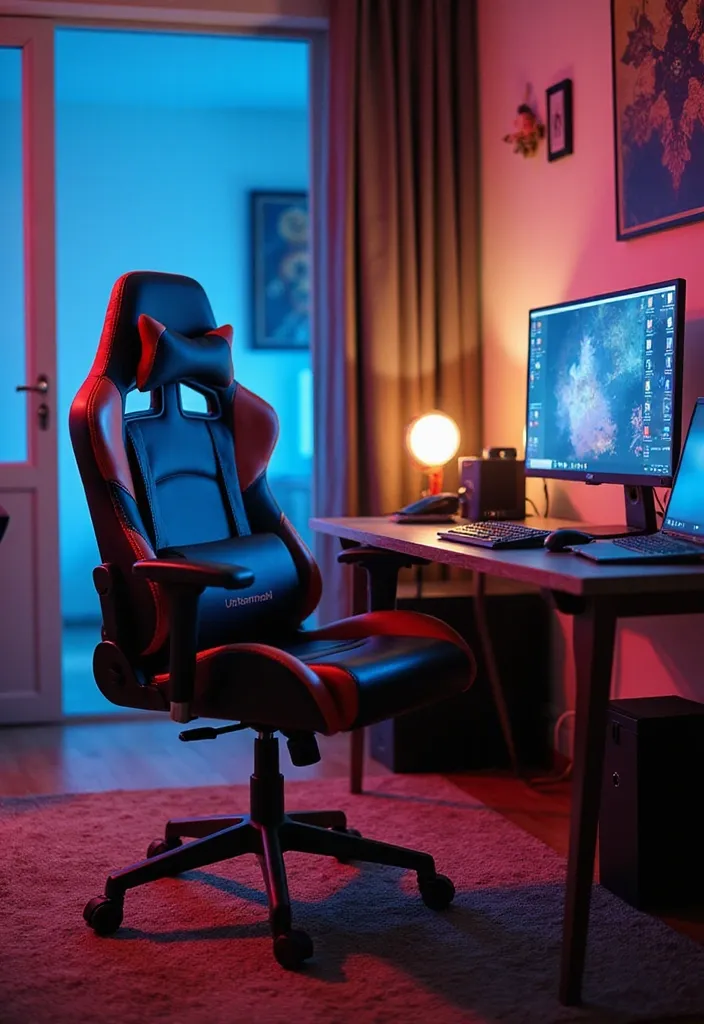 12 Affordable Office Chairs That Boost Productivity Without Breaking the Bank (#9 Is a Steal!) - 7. Comfort Meets Style: Homall Gaming Chair