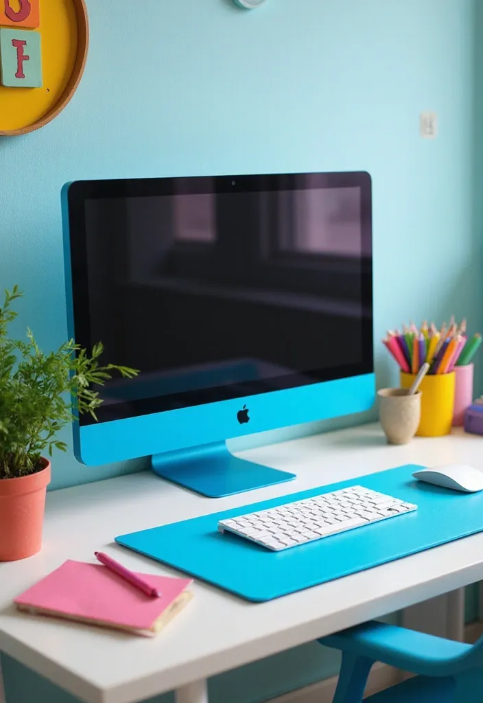 12 Stylish Monitor Stands That'll Transform Your Workspace Into an Ergonomic Paradise! - 7. The Color Pop