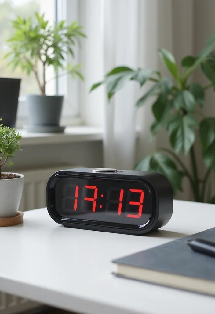 15 Home Office Accessories That Will Skyrocket Your Productivity (You’ll Love #7!) - 10. Desk Clock