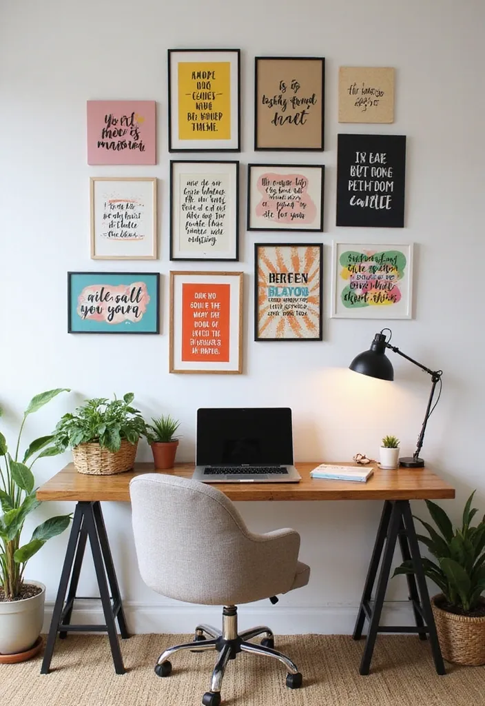 15 Home Office Accessories That Will Skyrocket Your Productivity (You’ll Love #7!) - 11. Inspirational Wall Art