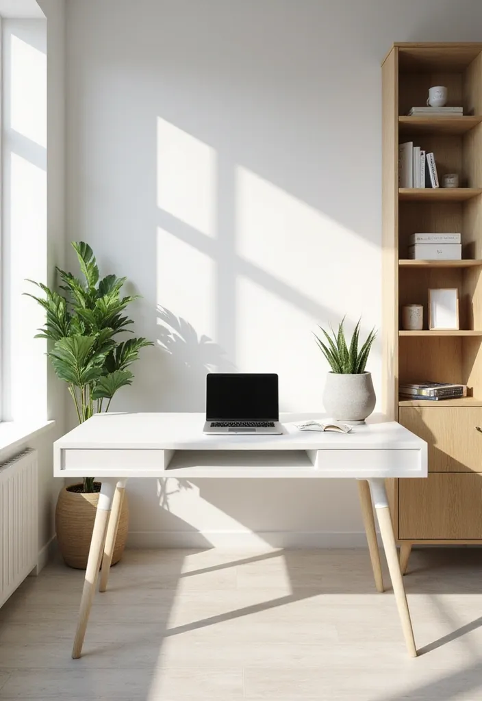 15 Stunning Home Office Desks That Will Transform Your Workspace (You Won't Believe #9!) - 1. The Minimalist Marvel