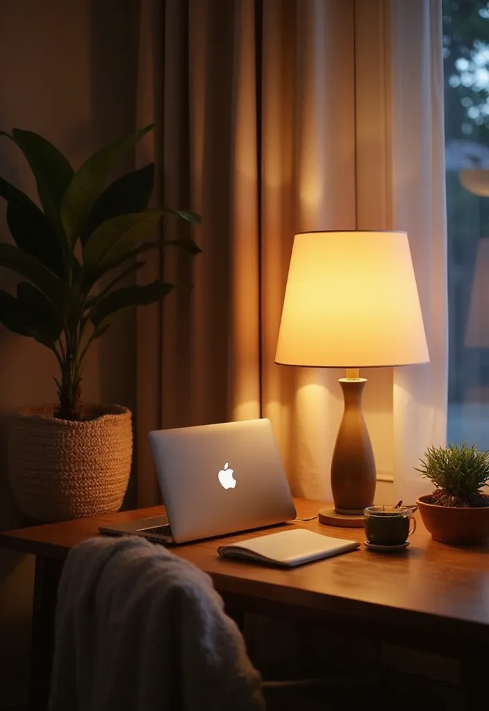 15 Unique MacBook Accessories for Your Home Office That'll Transform Your Workspace! - 14. Mood-Enhancing Lamp