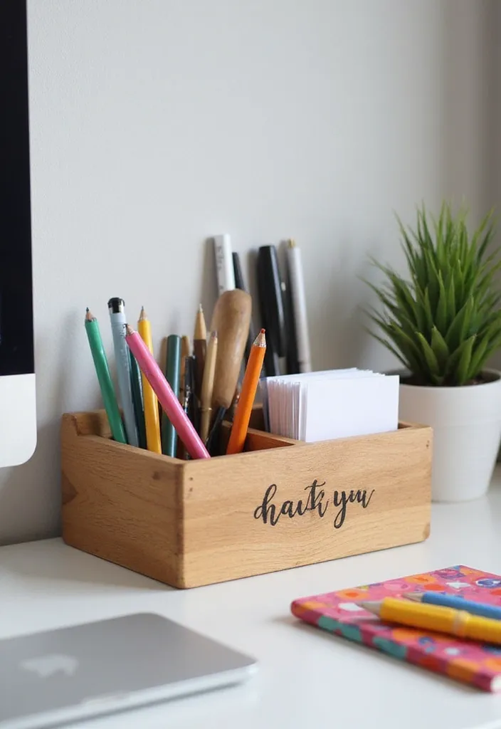 15 Unique MacBook Accessories for Your Home Office That'll Transform Your Workspace! - 5. Personalized Desk Organizer