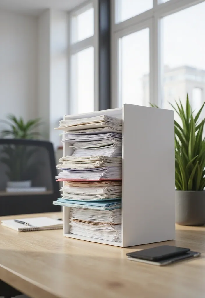 21 File Storage Solutions That Will Make Your Paperwork Disappear Like Magic! - 16. Vertical File Organizers
