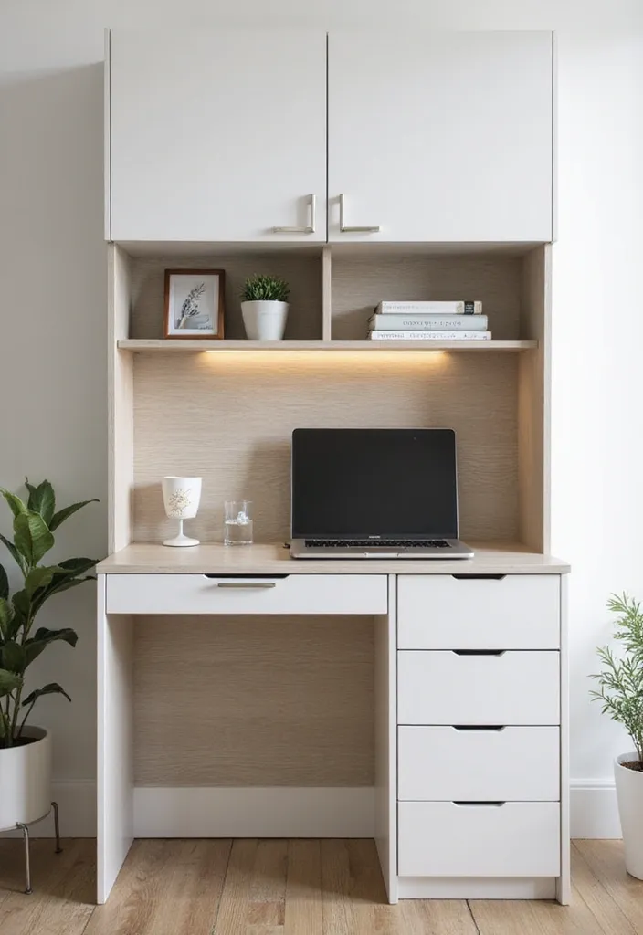 21 File Storage Solutions That Will Make Your Paperwork Disappear Like Magic! - 17. File Cabinets with Built-in Desks