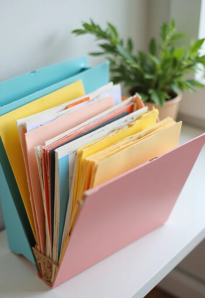 21 File Storage Solutions That Will Make Your Paperwork Disappear Like Magic! - 18. Accordion File Organizers