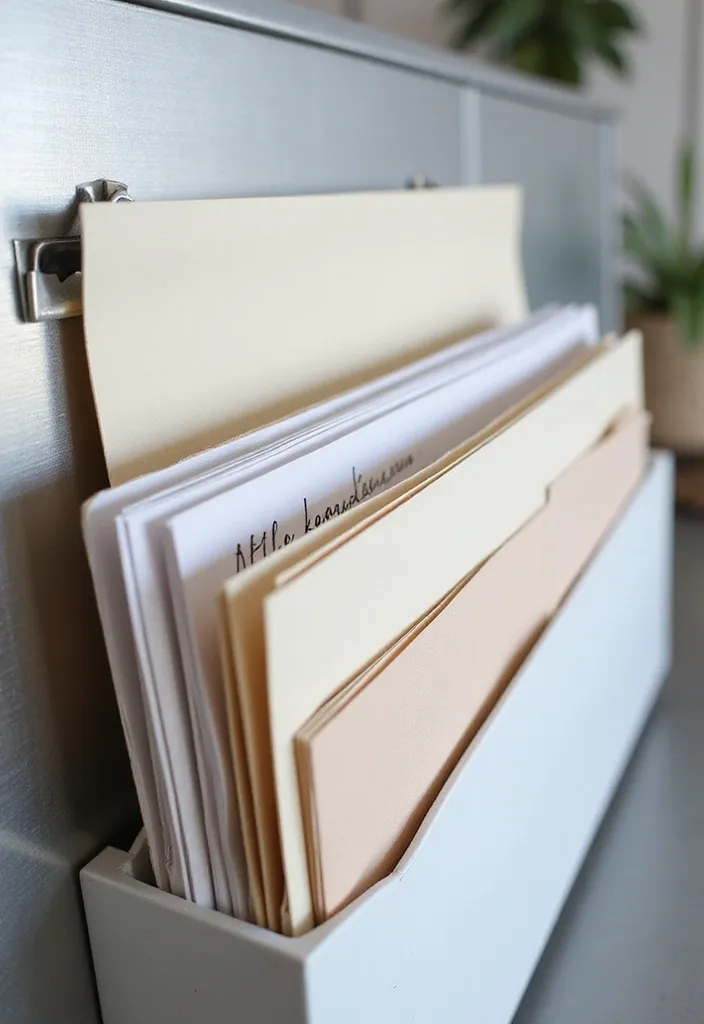 21 File Storage Solutions That Will Make Your Paperwork Disappear Like Magic! - 21. Magnetic File Organizers