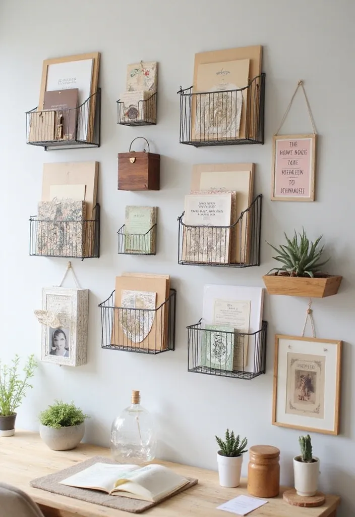 21 File Storage Solutions That Will Make Your Paperwork Disappear Like Magic! - 3. Wall-Mounted File Organizers