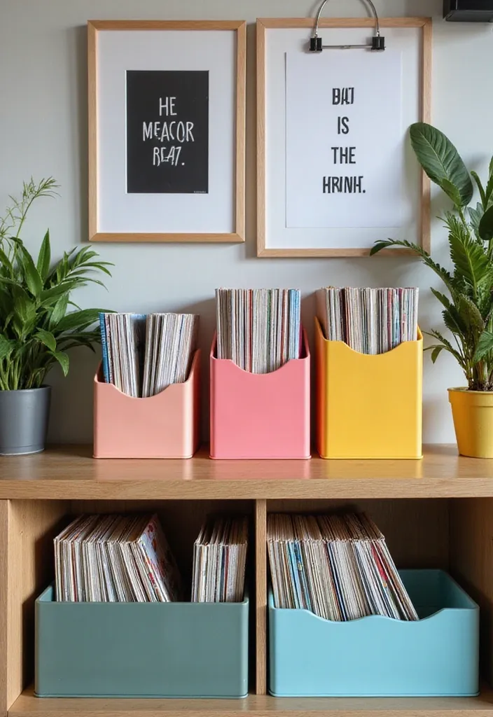 21 File Storage Solutions That Will Make Your Paperwork Disappear Like Magic! - 8. Magazine Holders for Files
