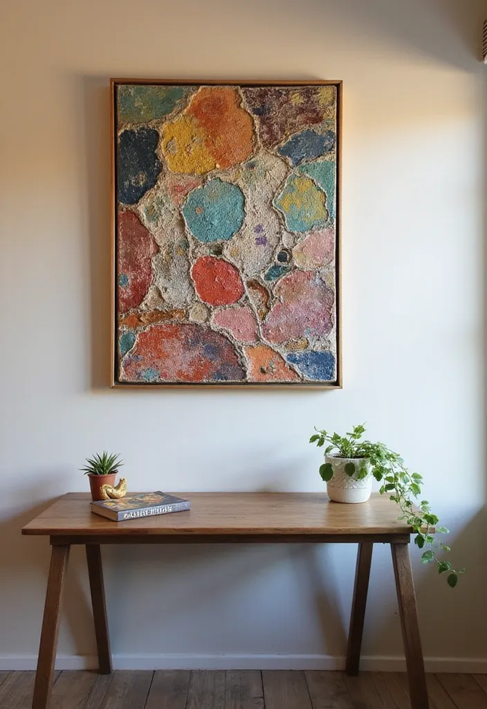 25 Stunning Professional Art Pieces That'll Transform Your Home Office into a Creative Oasis! - 16. Art from Local Artists: Support Your Community