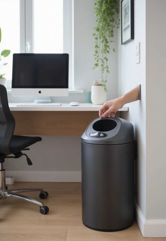 9 Functional Trash Cans That Boost Your Home Office Productivity (Don't Miss #2!) - 3. The Smart Sensor Bin