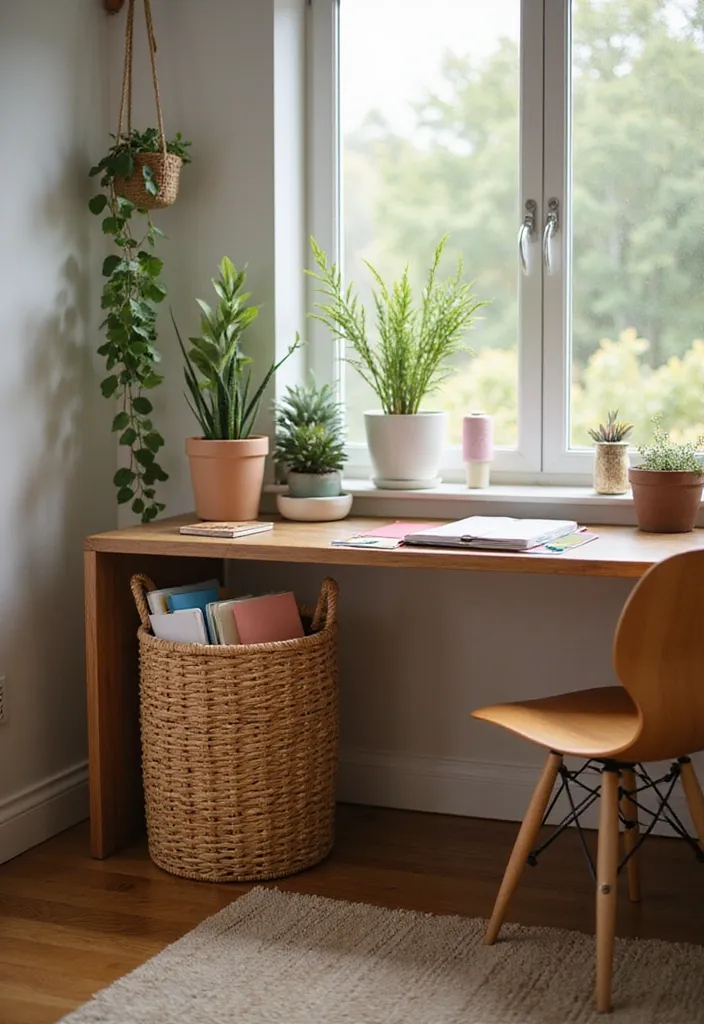 9 Functional Trash Cans That Boost Your Home Office Productivity (Don't Miss #2!) - 8. The Stylish Office Basket