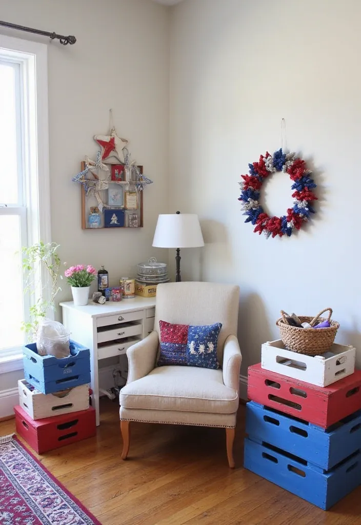 The Ultimate Guide to Infusing Patriotic Spirit into Your Home Office - 10. Creative DIY Projects