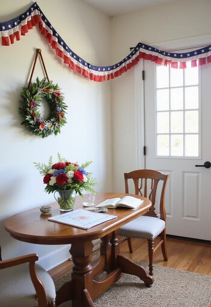 The Ultimate Guide to Infusing Patriotic Spirit into Your Home Office - 13. Holiday-Specific Decor