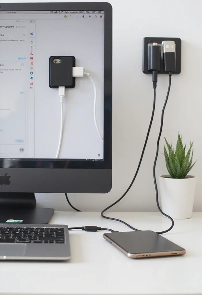 15 Genius Cable Concealment Hacks for a Tidy Workspace (Say Goodbye to Clutter!) - 11. Magnetic Cable Organizers
