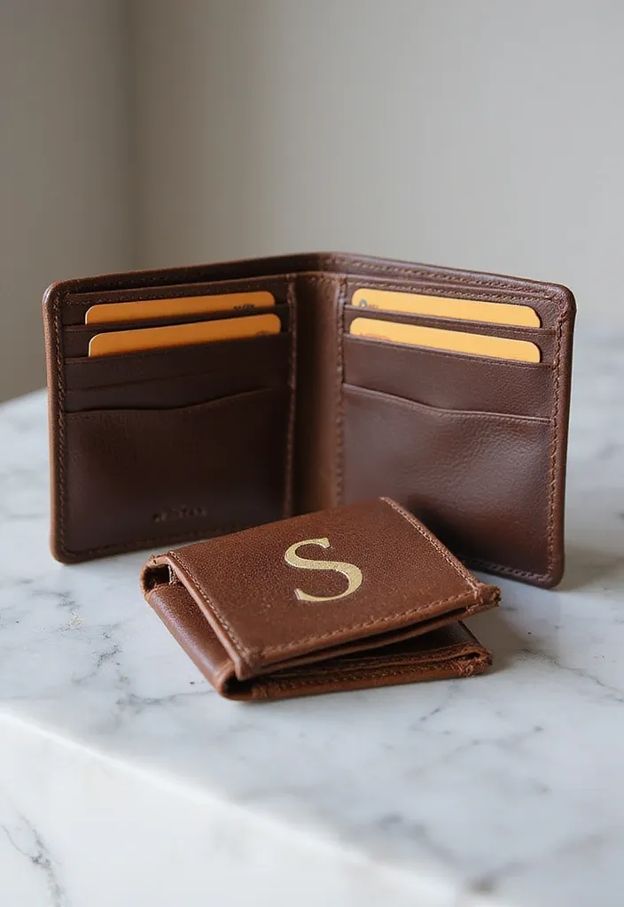 16 Luxury Gifts for the Dad Who Deserves the Best This Father's Day! - 3. Personalized Leather Wallet