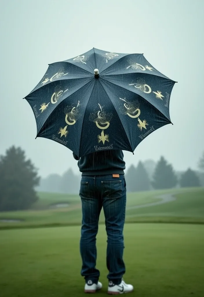 18 Luxury Golf Gifts That Will Make Your Dad Feel Like a VIP (Spoil Him with #5!) - 12. High-End Golf Umbrella