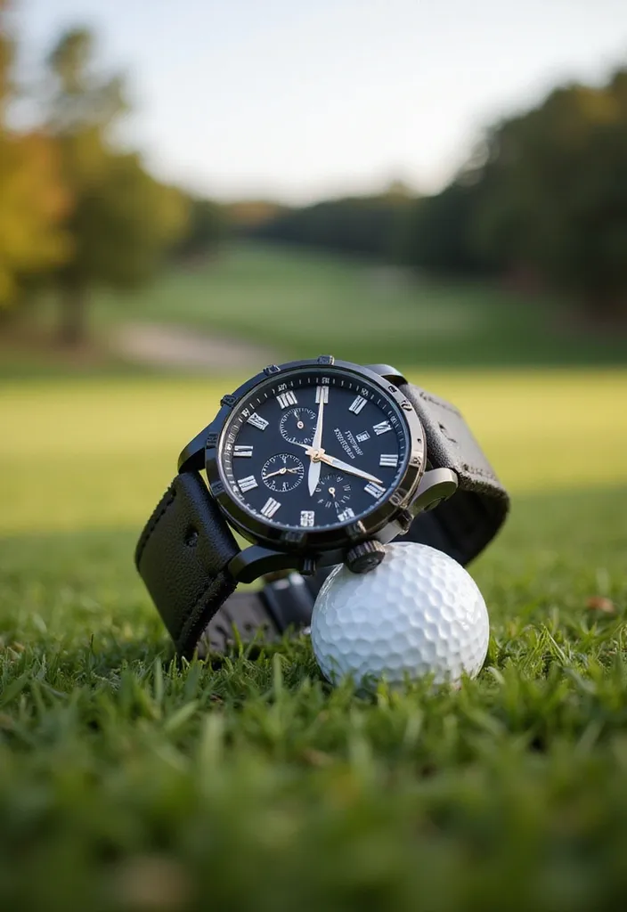 18 Luxury Golf Gifts That Will Make Your Dad Feel Like a VIP (Spoil Him with #5!) - 4. Elegant Golf Watch