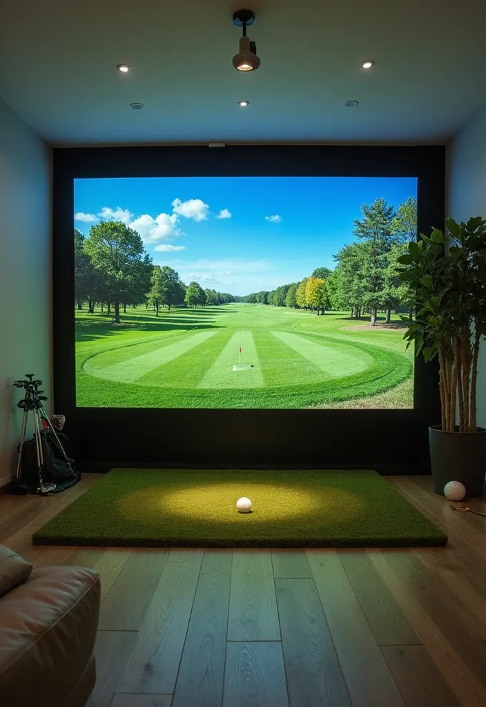 18 Luxury Golf Gifts That Will Make Your Dad Feel Like a VIP (Spoil Him with #5!) - 8. Golf Simulator