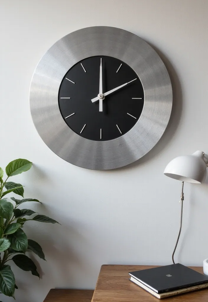 20 Epic Home Office Decorations for Car Fans That'll Rev Up Your Workspace! - 17. Brake Disc Wall Clock