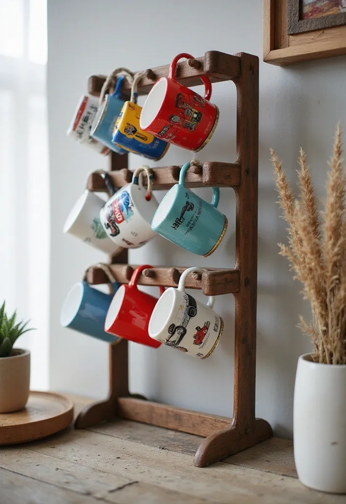 20 Epic Home Office Decorations for Car Fans That'll Rev Up Your Workspace! - 20. Car-Themed Mug Collection