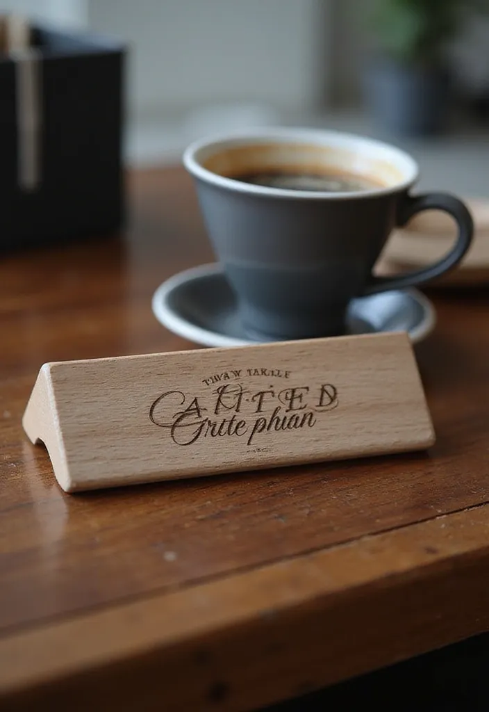 20 Home Office Accessories That Show Dad Just How Much You Care (Best Dad Ever!) - 1. Personalized Desk Nameplate