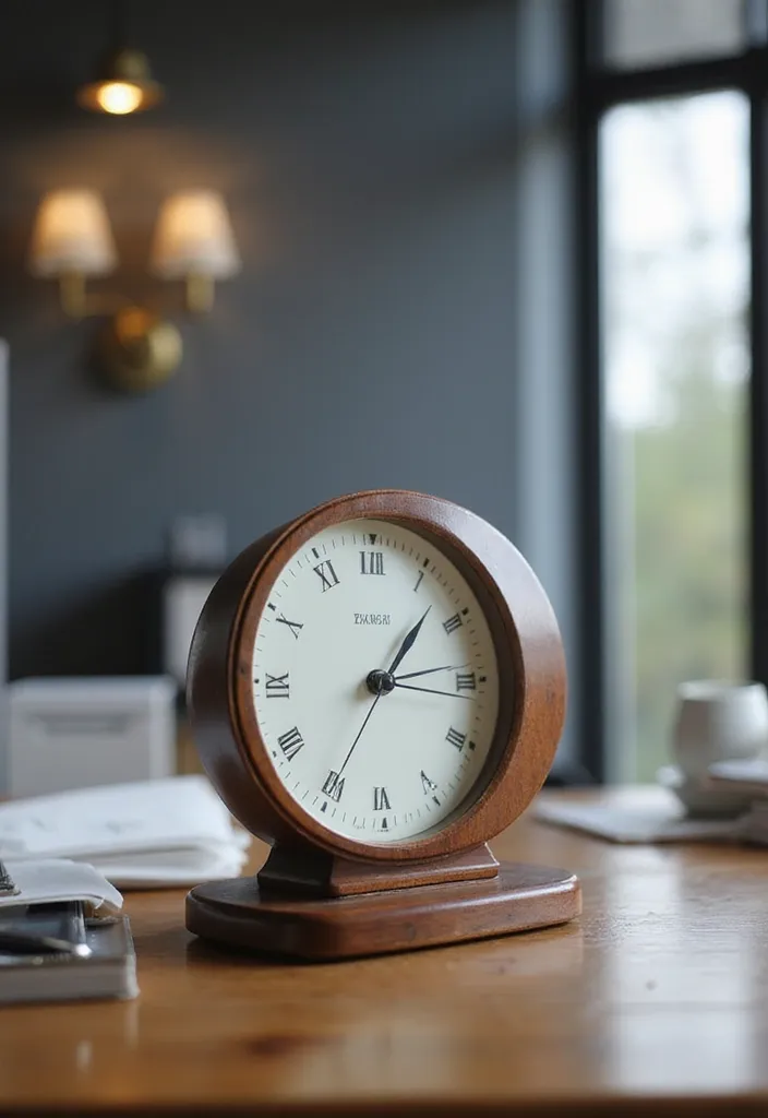 20 Home Office Accessories That Show Dad Just How Much You Care (Best Dad Ever!) - 13. Desk Clock