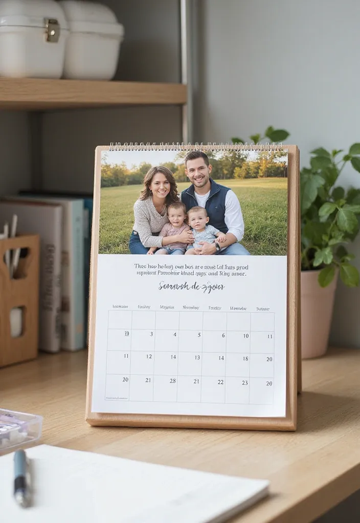 20 Home Office Accessories That Show Dad Just How Much You Care (Best Dad Ever!) - 9. A Personalized Calendar