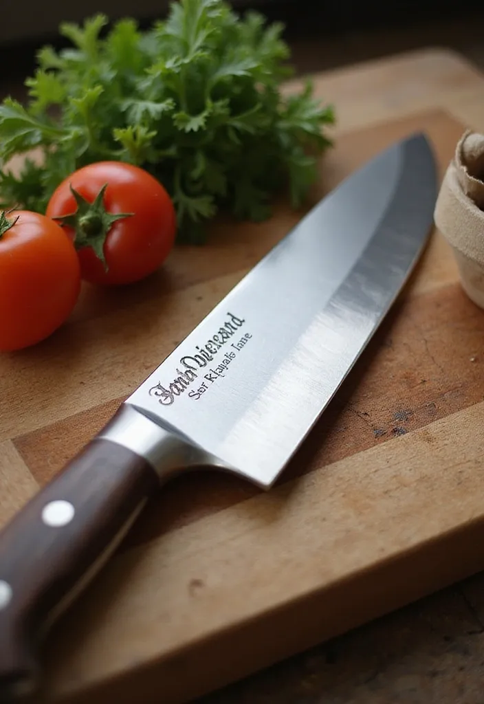 25 Unique Gifts for the Foodie Dad Who Has Everything (He'll Be Speechless at #14!) - 1. Personalized Chef's Knife