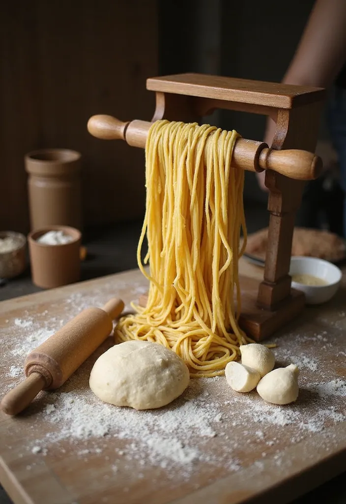 25 Unique Gifts for the Foodie Dad Who Has Everything (He'll Be Speechless at #14!) - 18. Traditional Pasta Making Set