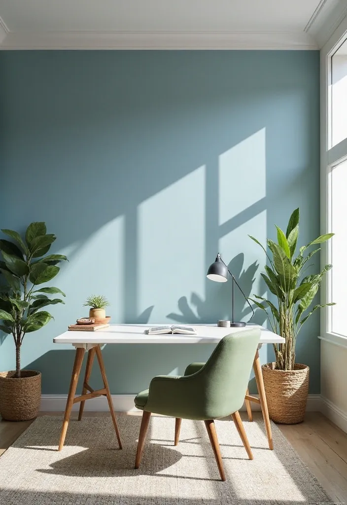 The Ultimate Guide to Creating a Calm and Organized Home Office Space - 1. Choose a Calming Color Palette