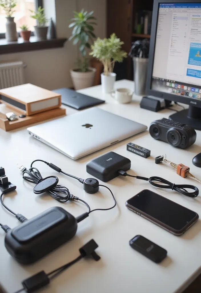 19 Functional Storage Designs for Small Office Accessories (Say Goodbye to Clutter!) - 14. Cord Management Solutions