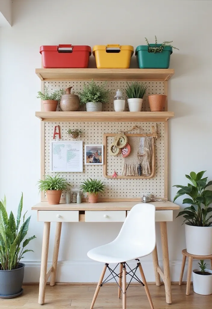 19 Functional Storage Designs for Small Office Accessories (Say Goodbye to Clutter!) - 2. Wall-Mounted Storage Solutions